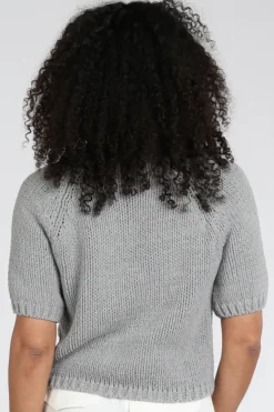 Yaya 01-000551-602 T-shirt korte mouw Grijs