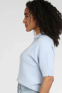 Yaya 01-000569-603 T-shirt korte mouw Licht blauw