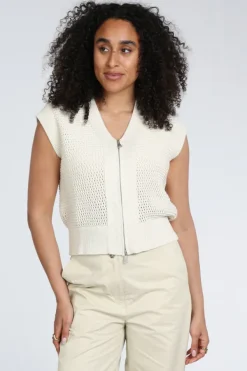 Yaya 01-010154-604 Vest Beige