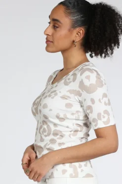 Zaida 346850 T-shirt korte mouw Beige