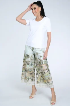 Zaida 346001 T-shirt korte mouw Wit