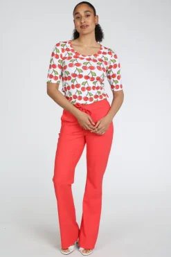 Zaida 346850 T-shirt korte mouw Wit