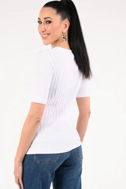 Zaida 346355 T-shirt korte mouw Wit
