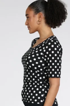 Zaida 346850 T-shirt korte mouw Zwart